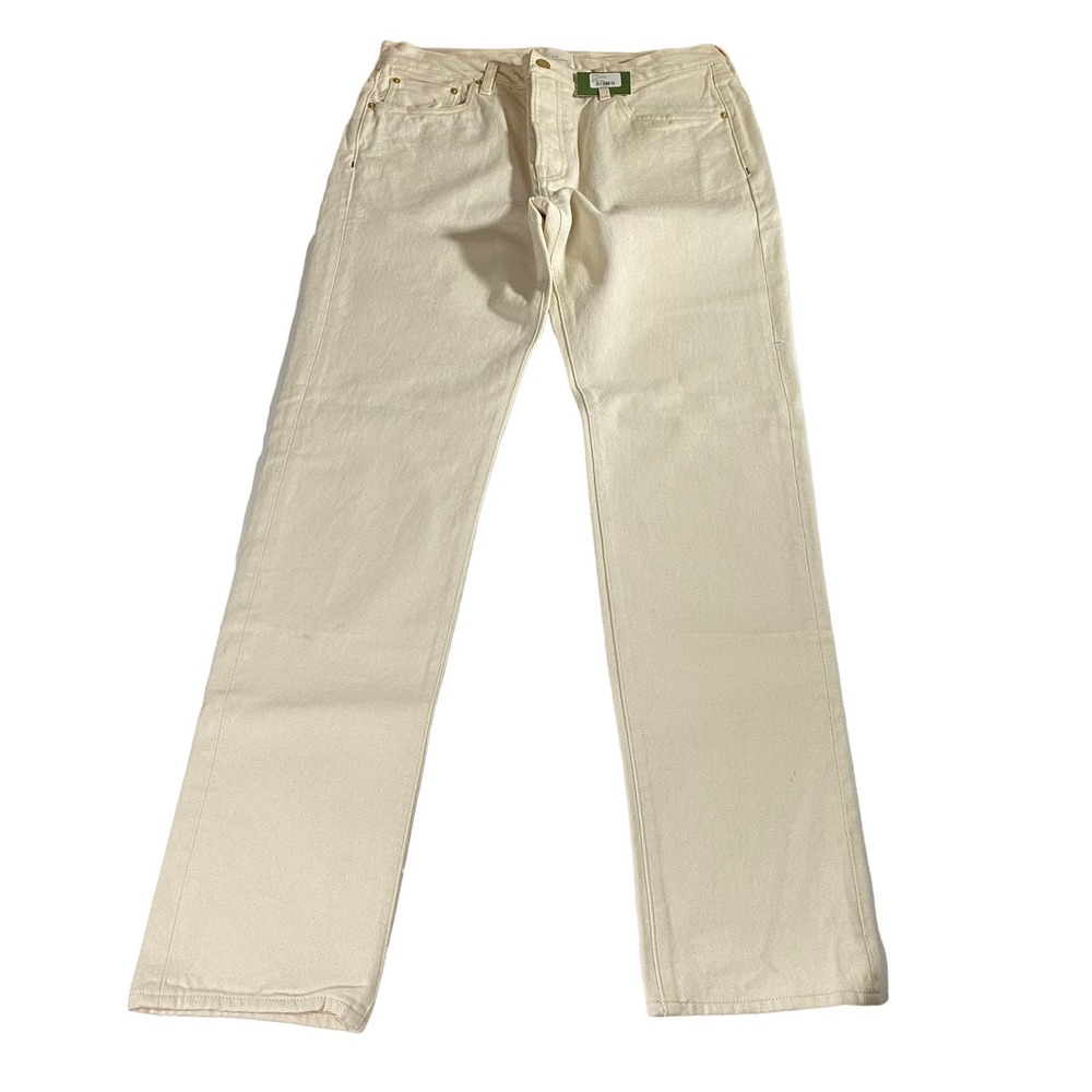 $175 Sid Mashburn Slim Straight Jean Natural Men's 32x32